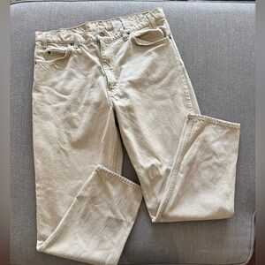 Vintage‎ Levis 550 Made in USA Jeans – Relaxed Fit Tapered Leg – Khaki/Stone